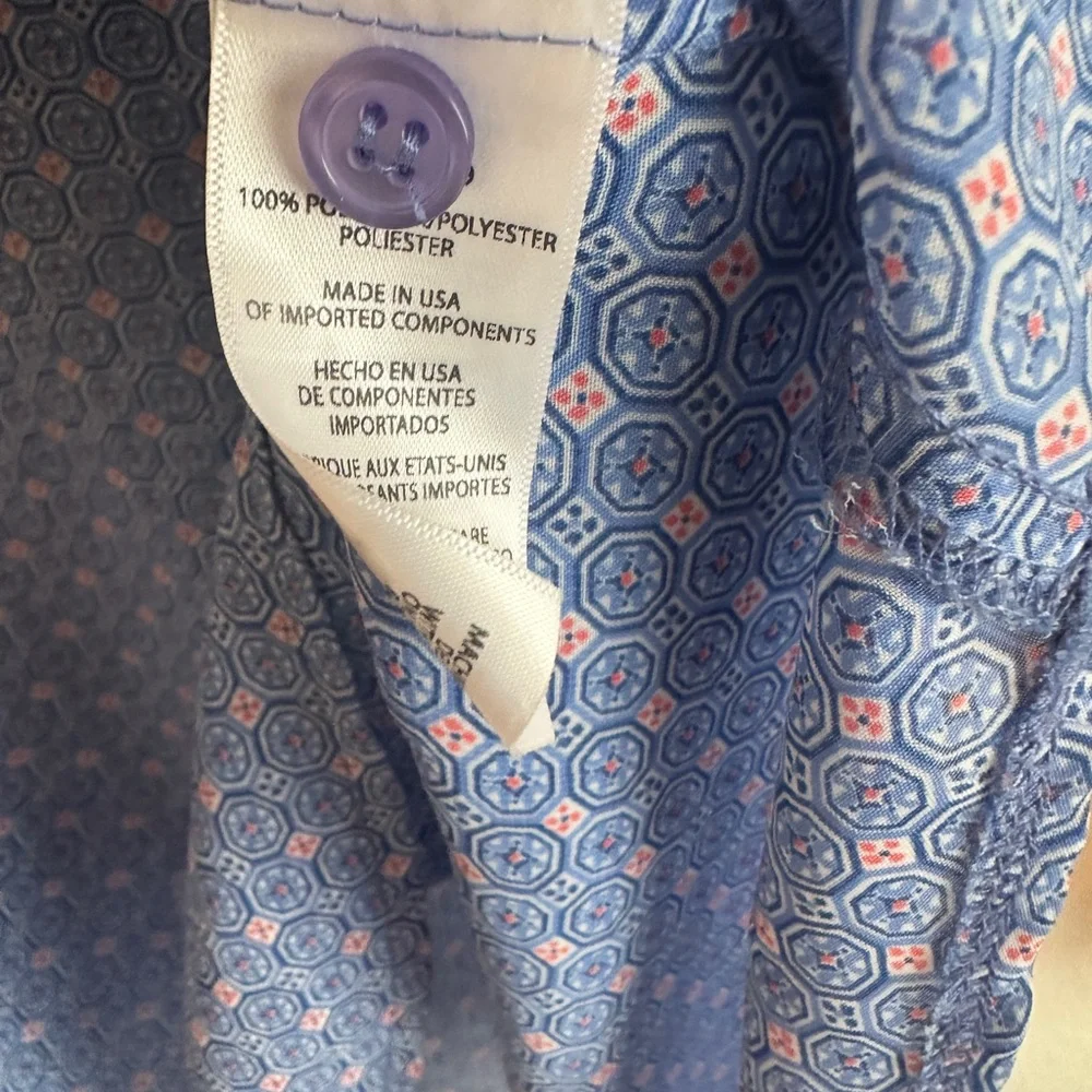 Kut from the Kloth Blue and Pink Blouse - Picture 7 of 7